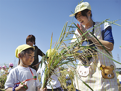 認定美里・柿の実こども園 大神美里幼稚園 未来を背負う子どもに伝えて