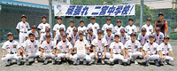 二宮中学校野球部の部員たち