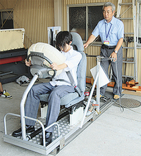 シミュレーターでも衝撃はかなりのもの