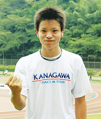 「決勝に残りたい」と話す徳山君