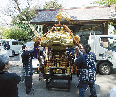 貴船神社本神輿 新品同様の輝きに 東日本鉄道文化財団が改修費を補助 