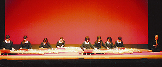 本町中学校の邦楽部も出演（写真は昨年）