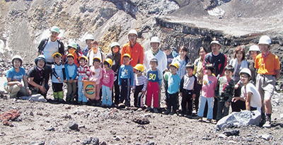 若木保育園が富士登頂