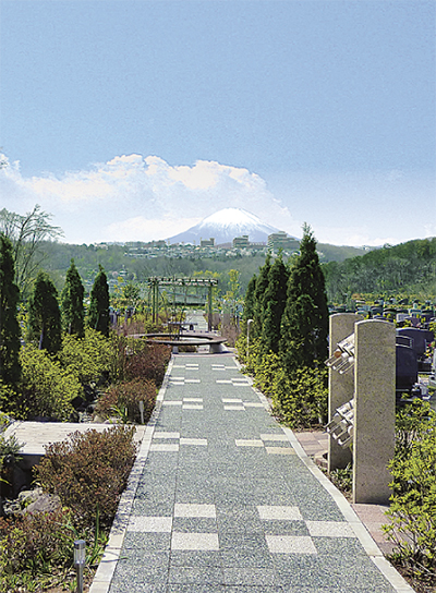富士望む霊園に檀家墓地