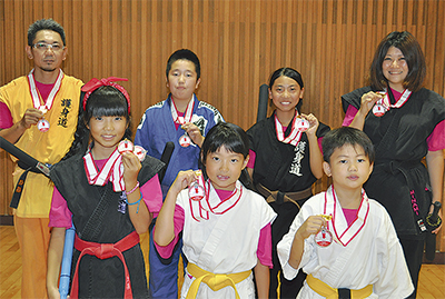 全日本で最多メダル８個