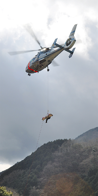 山岳救助訓練を実施