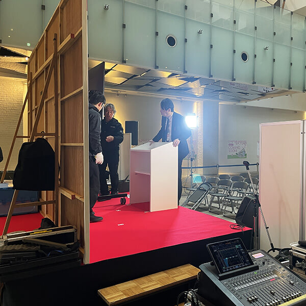 イベントの設置準備