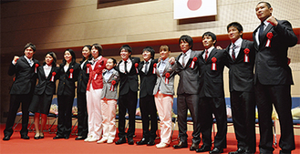 メダル候補も多い日本体育大学の現役選手・卒業生ら