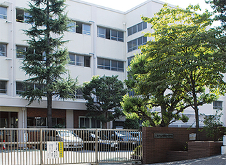 13年度中に貯留施設が整備される青葉台中学校