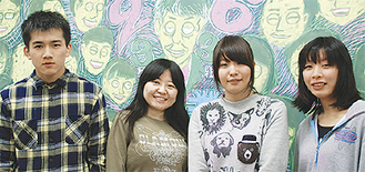 左から土屋さん、中村さん、栗山さん、山口さん