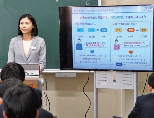 スライドを用いて説明