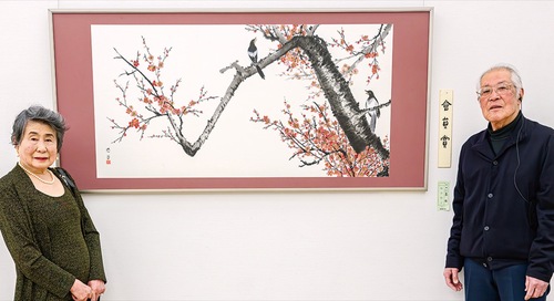 福井さん（左）と夫の久さん＝本人提供