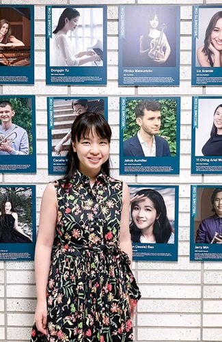 CIMコンチェルトコンクールで優勝した松本さん＝本人提供