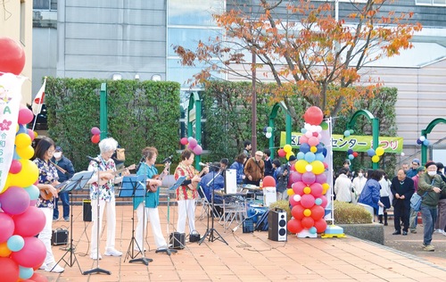 昨年のウクレレのステージ