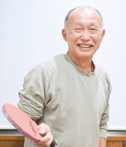 趣味で卓球にも挑戦する渡辺さん