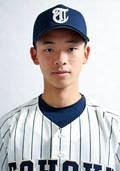 東北高校でプロ野球選手を目指す笠選手