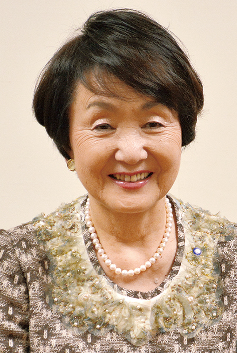 インタビューに答える林市長