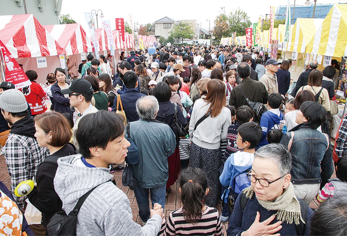 区民まつりの様子(昨年)