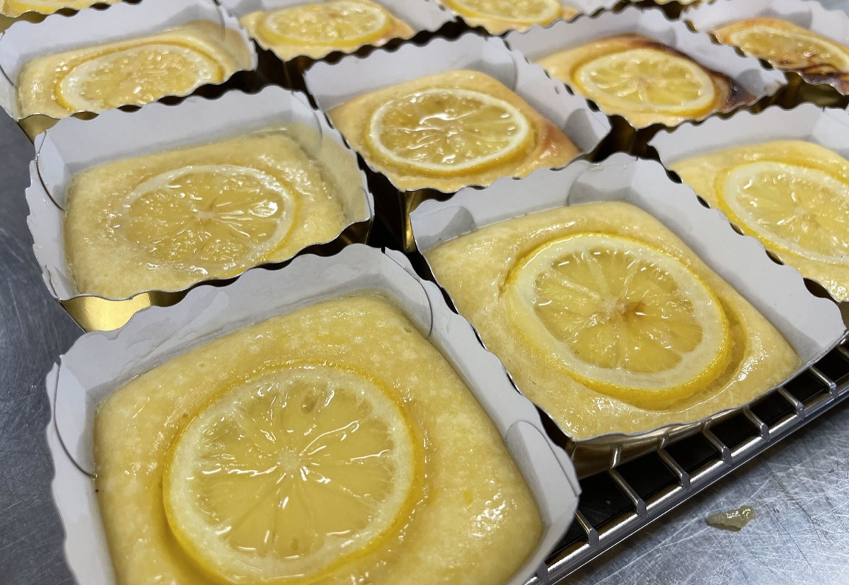 販売したハニーレモンケーキ