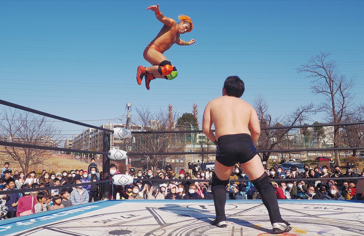 商店街プロレス 大盛況 (写真1)