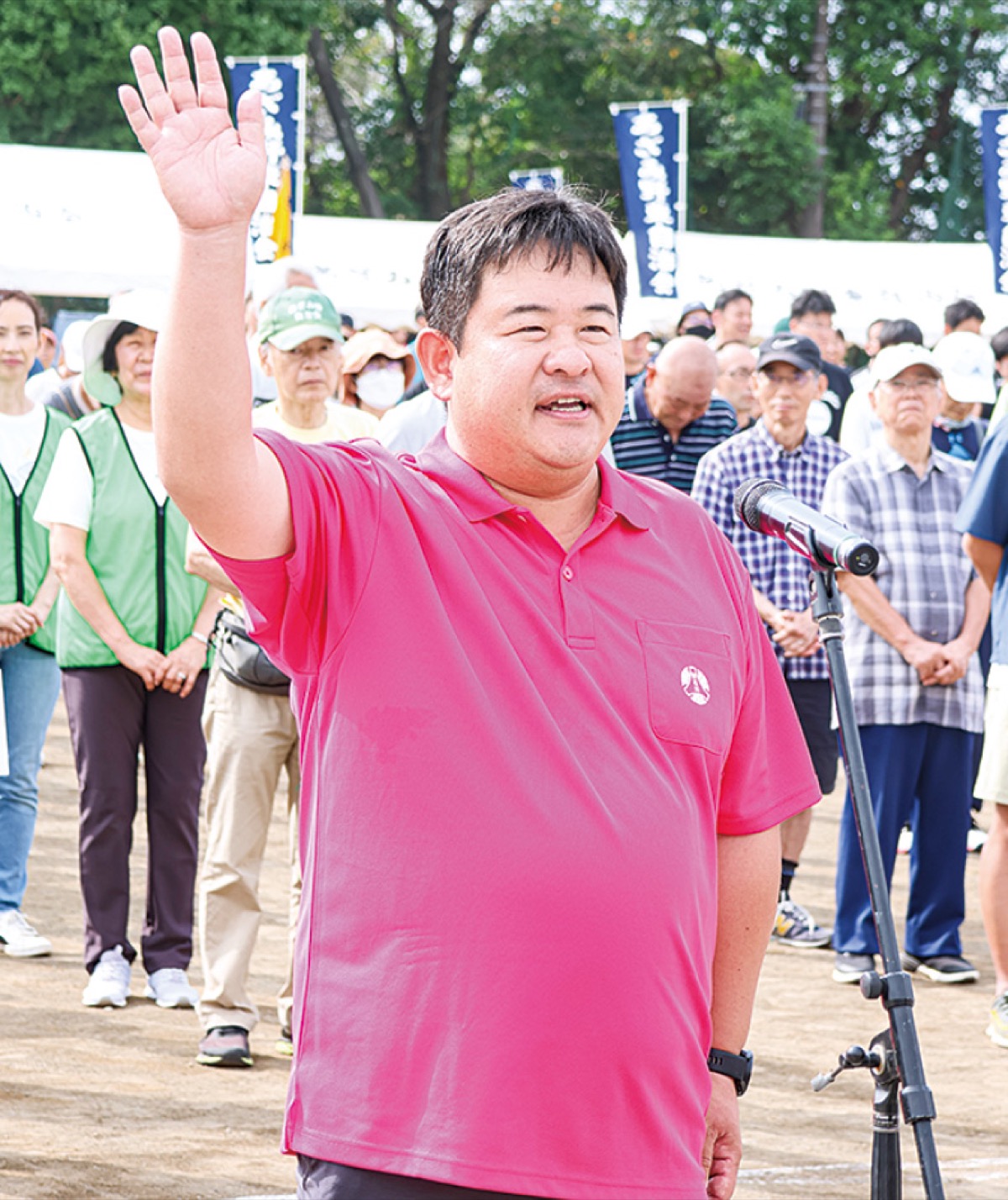 選手宣誓を行った工藤さん