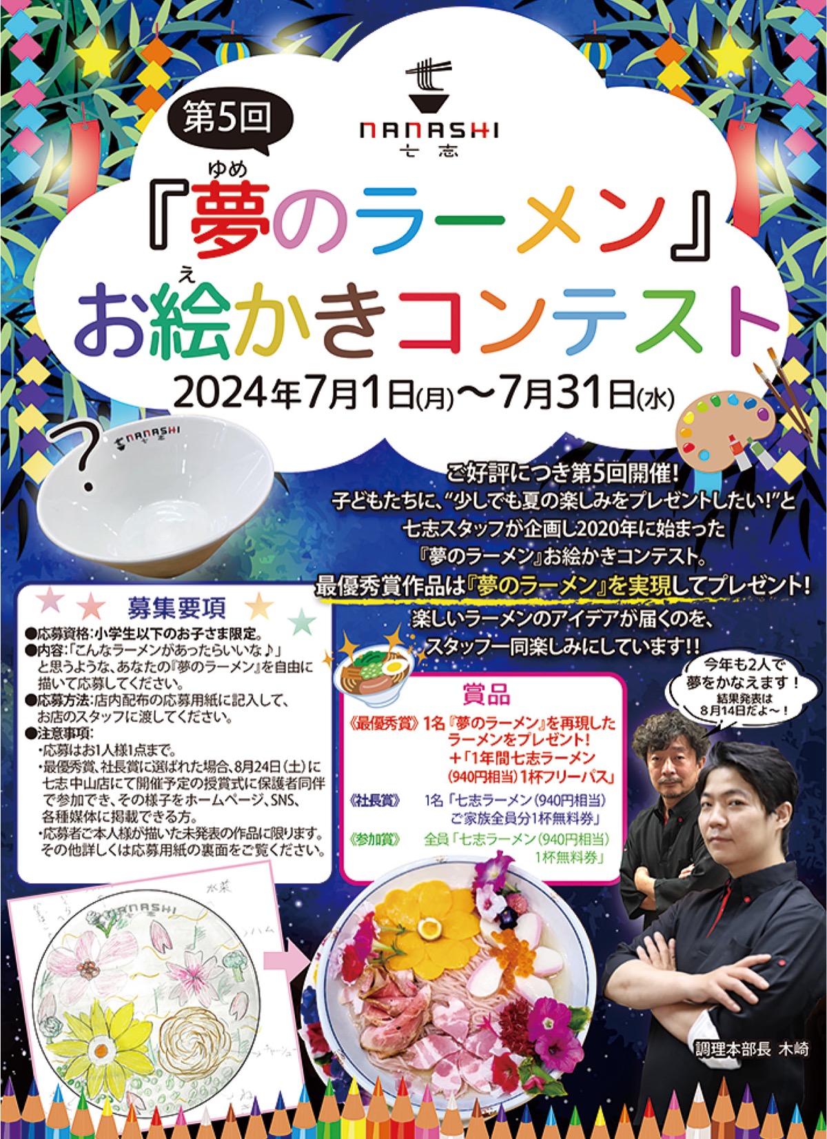 「夢のラーメン」募集