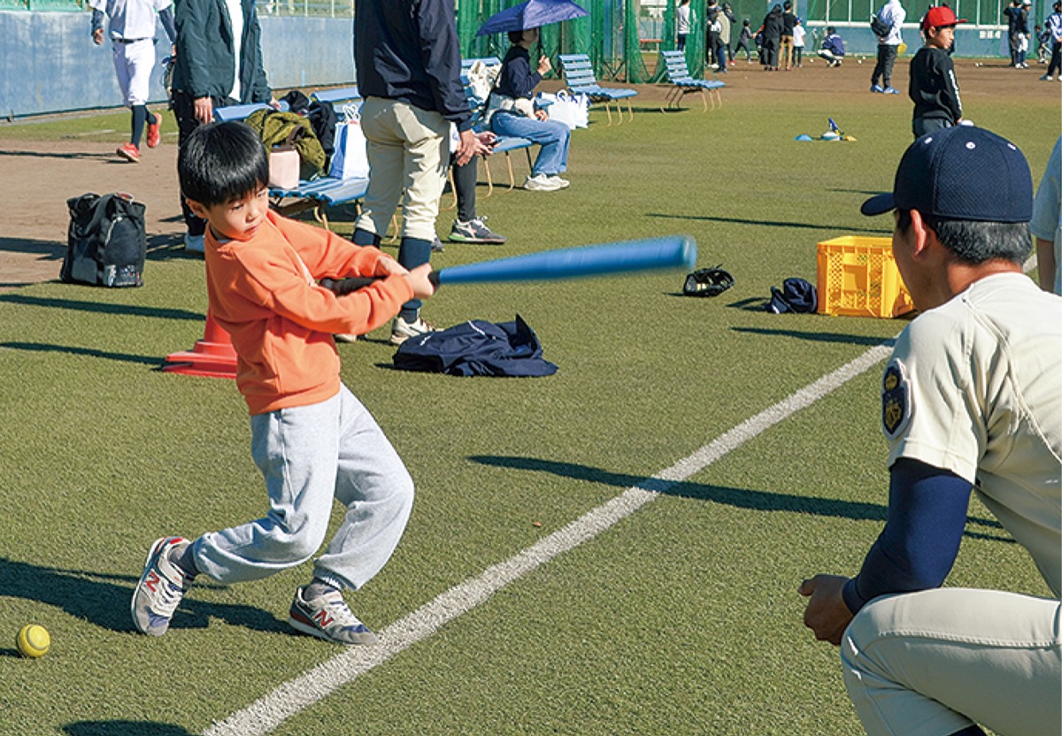 桐蔭大でスポーツ教室