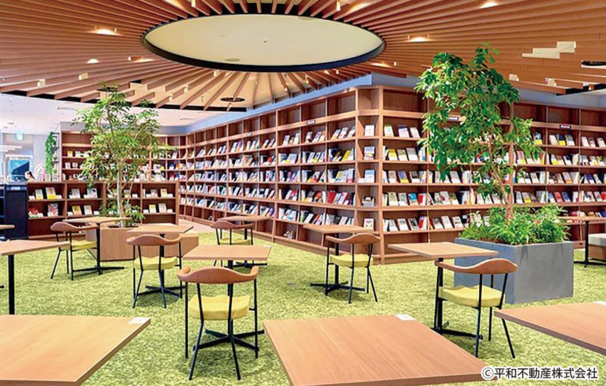 市が提示するイメージ（「Book Lounge Kable」）