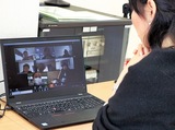 オンラインで児童ら交流