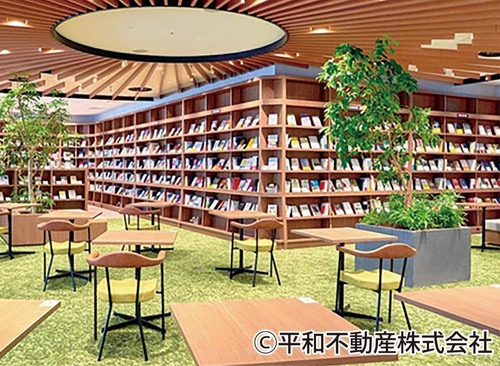 市が提示するイメージ（「Book Lounge Kable」）