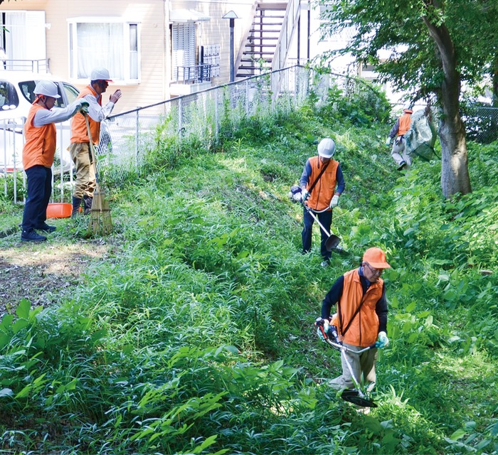 10年の節目、継続に思慮　三保町の緑地保全ボランティア「絆グループ」　高齢化が課題