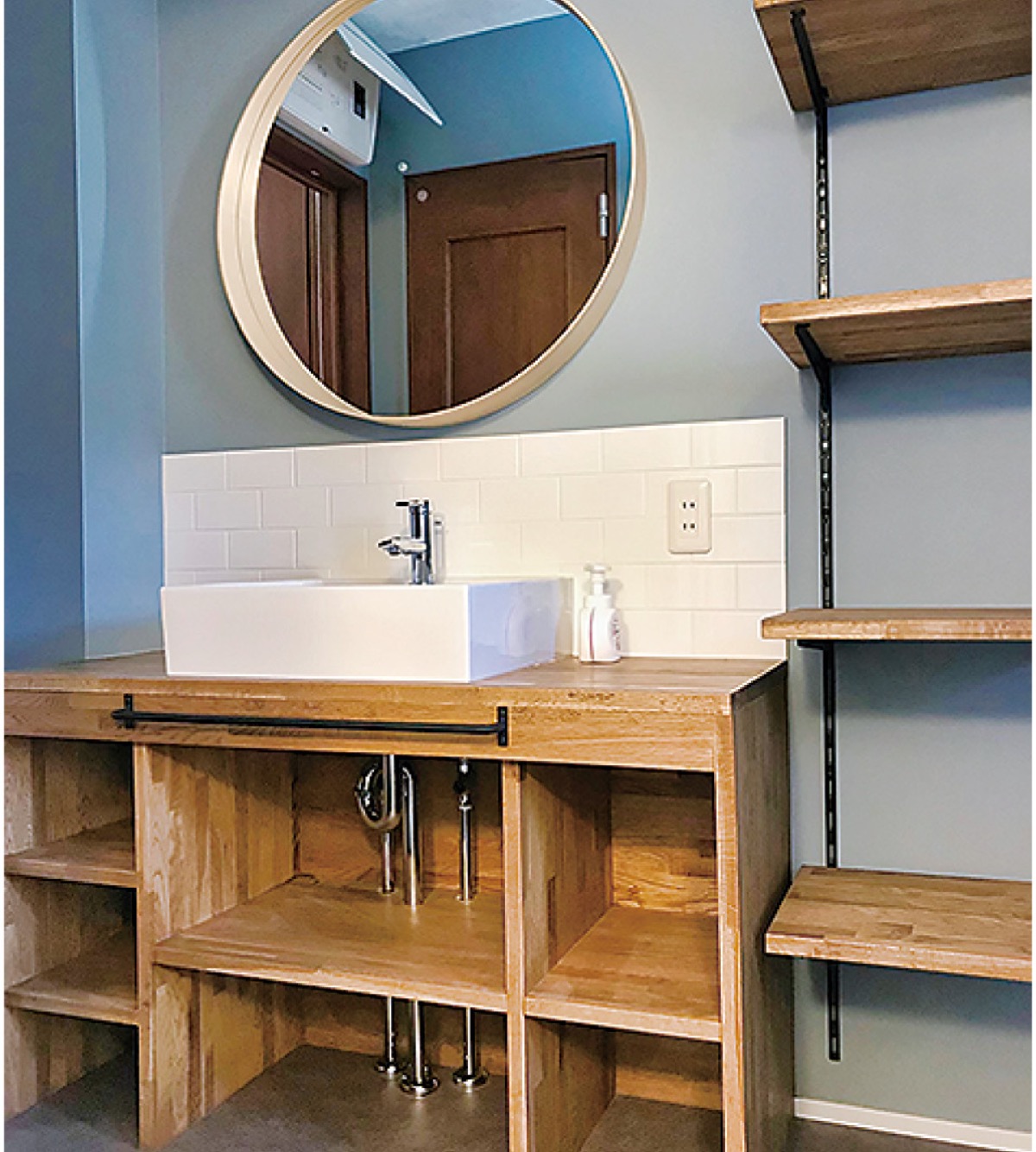 お客様の要望に合わせた手作り洗面台