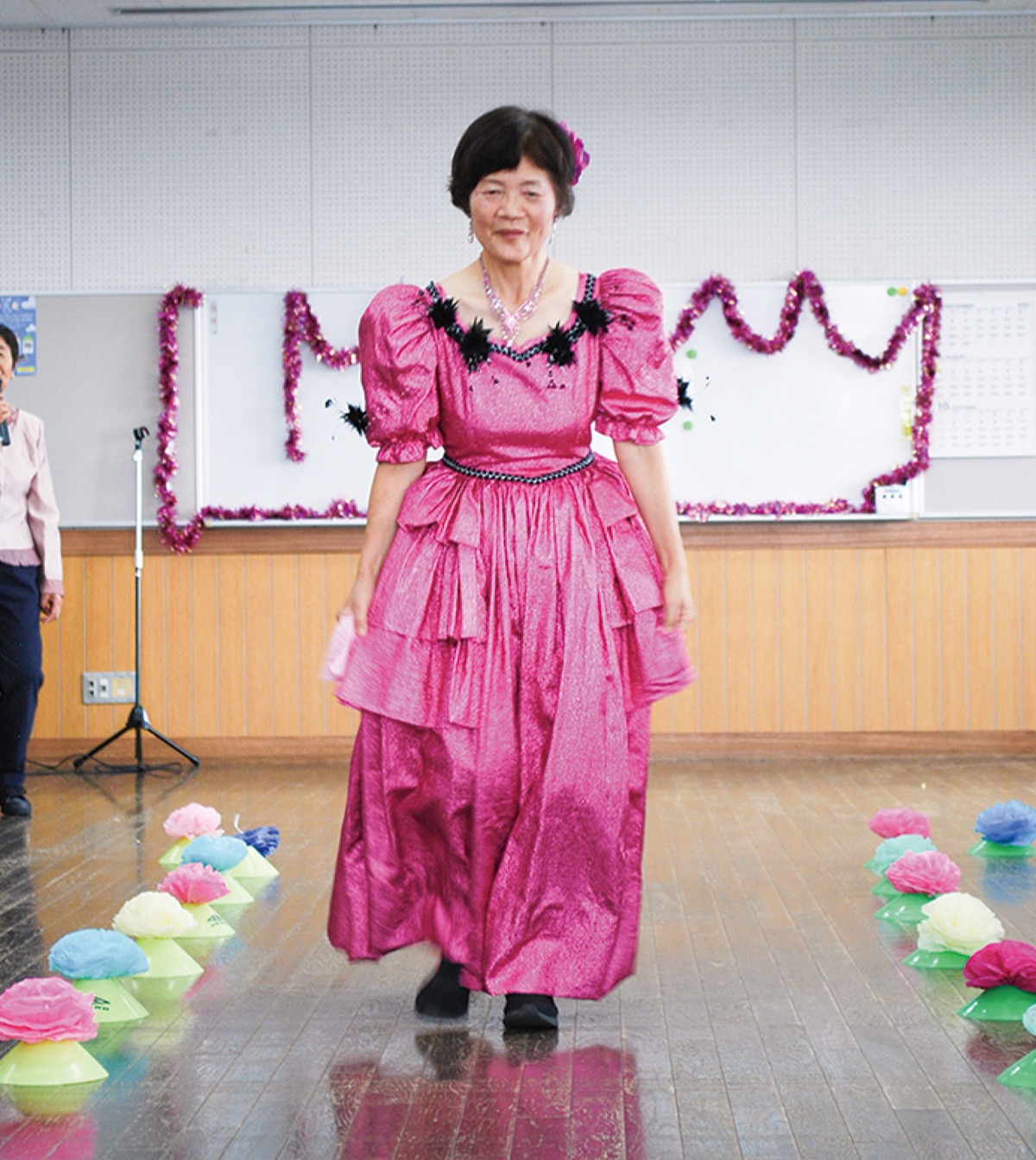 ショーで「洋服が生きた」