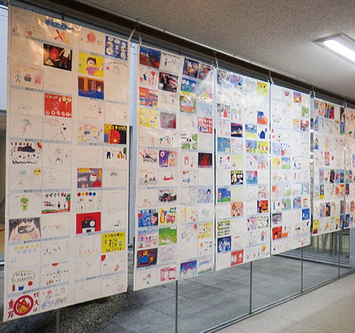 火災予防など絵で啓発