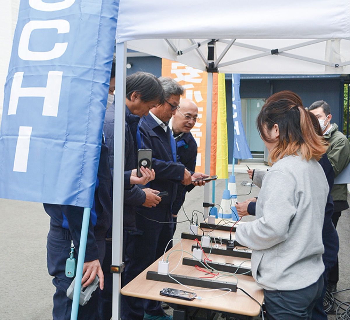 仮設充電所を迅速に設置