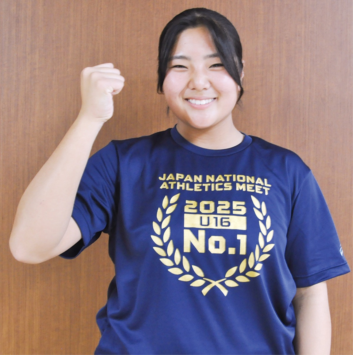 砲丸投で全国１位