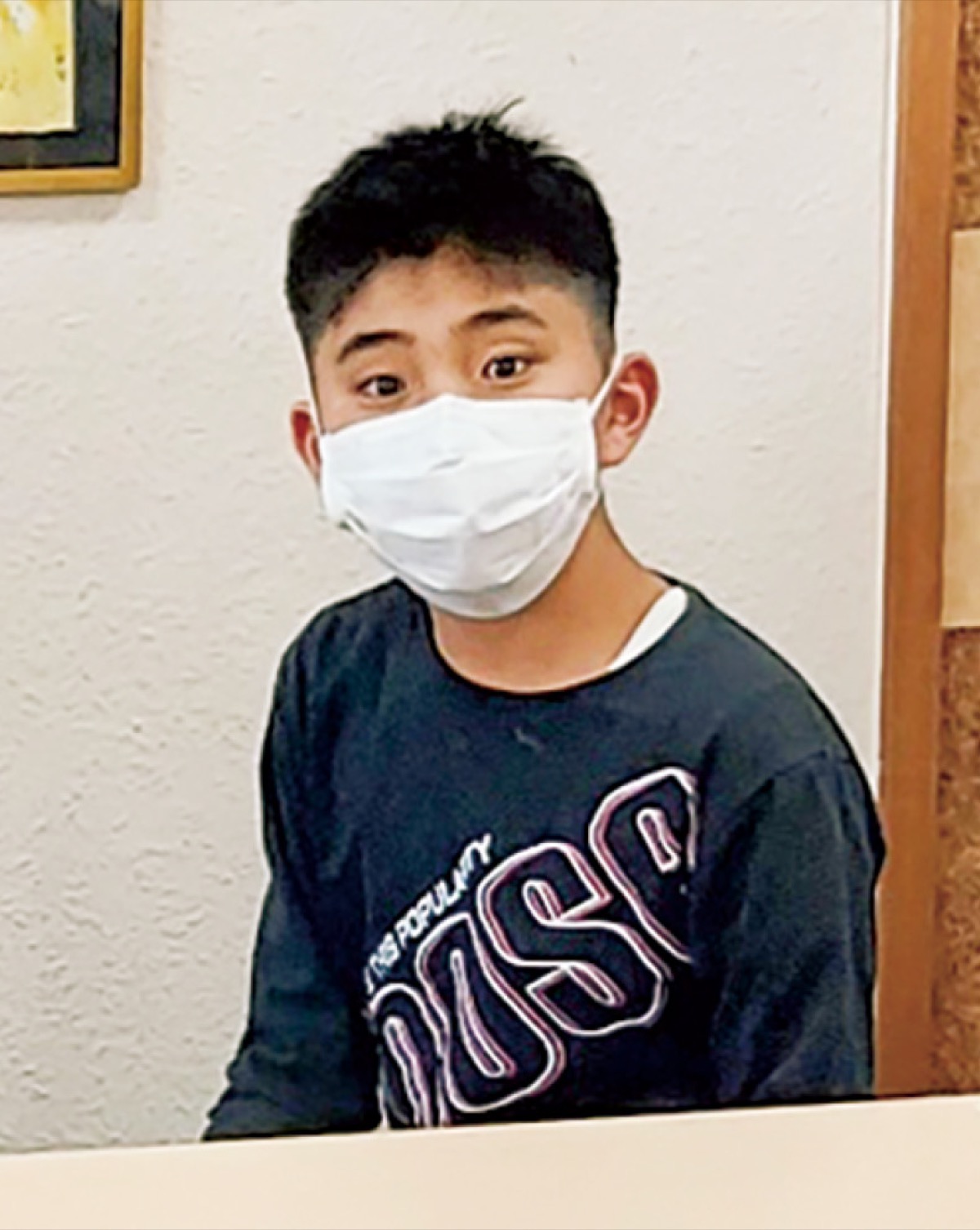 優勝した北原旺輝さん（諏訪理事長提供）