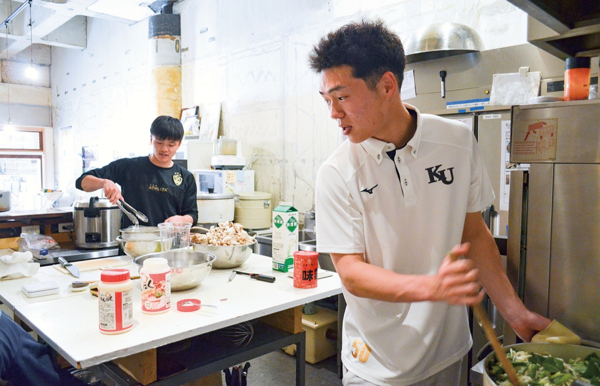 カフェスタッフとしての一面も