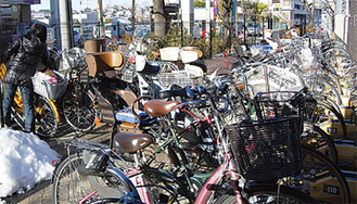 自転車盗難が多い日吉駅周辺