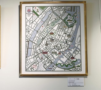 「コペンハーゲンの地図」