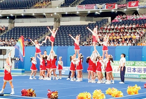 練習の成果を披露したメンバー＝提供写真