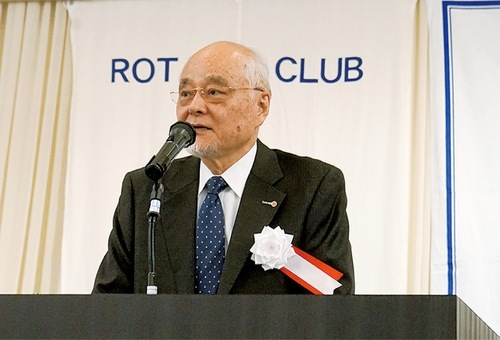 挨拶した尾島会長