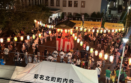 菊名北町町内会盆踊り大会＠菊名地区センター広場