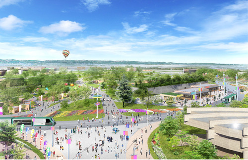 会場のイメージ（国際園芸博覧会協会提供）