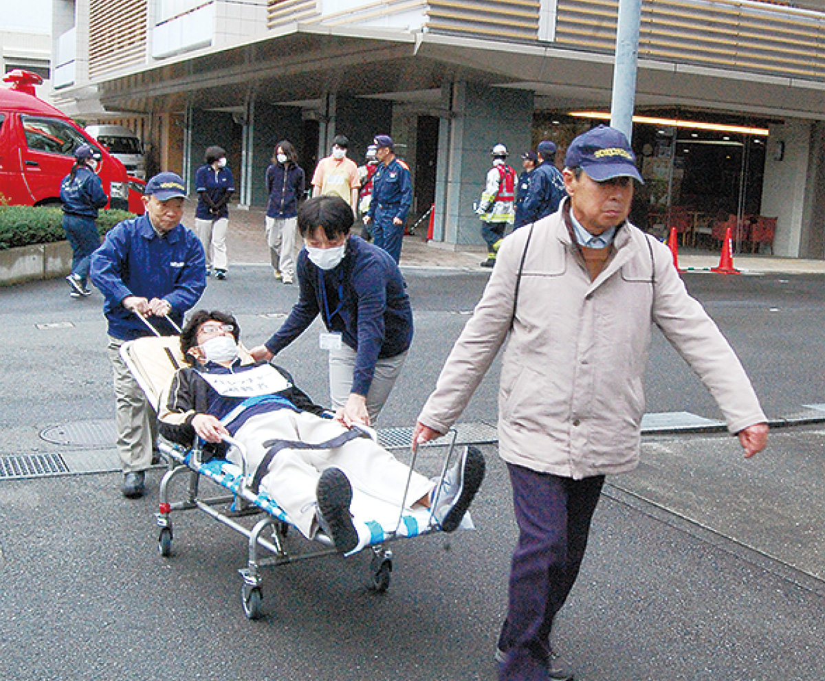 町会と連携し消防訓練