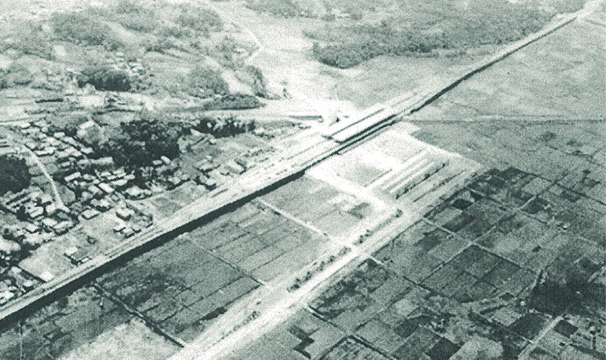 80年当時の学校周辺の様子