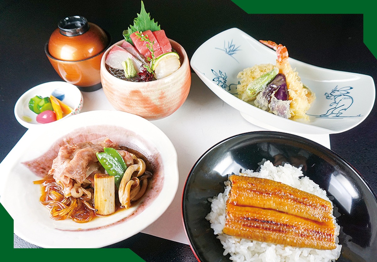 夏の贅沢御膳。平日昼・夜、土日祝夜の提供