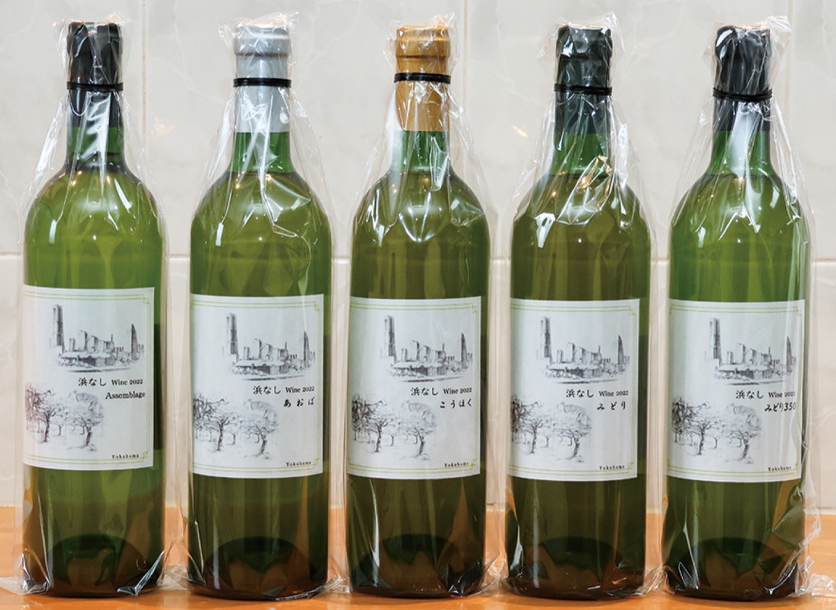 港北区産浜なしでワイン