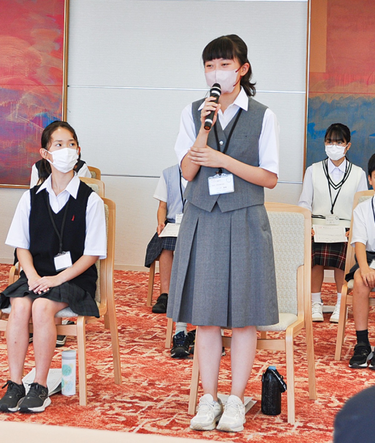 抱負を語る佐々木さん