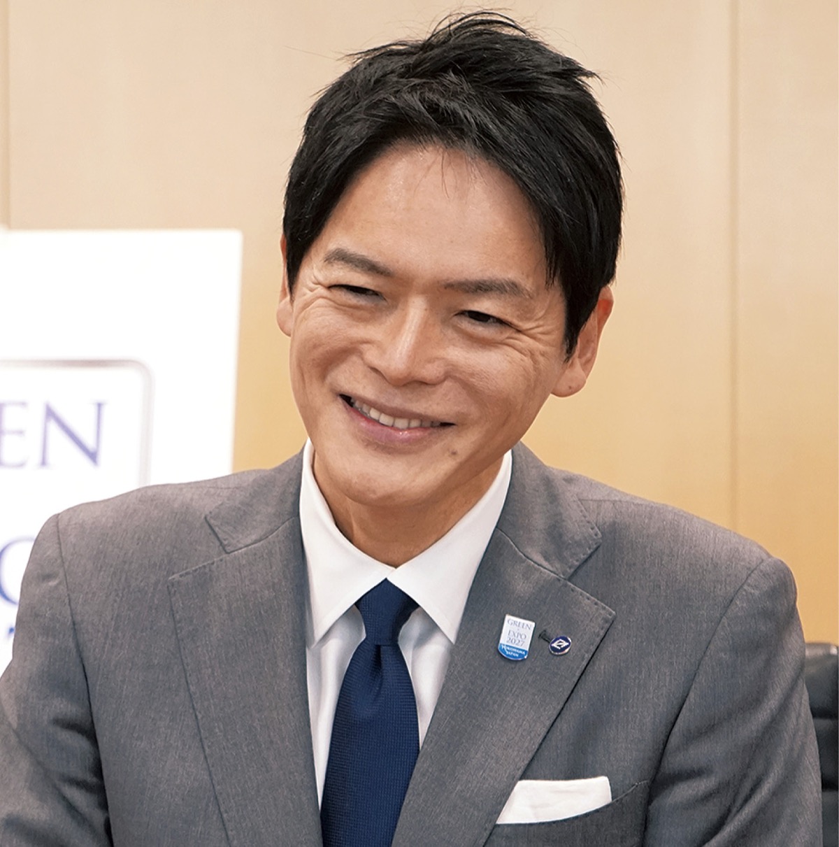 横浜の未来について語る山中市長
